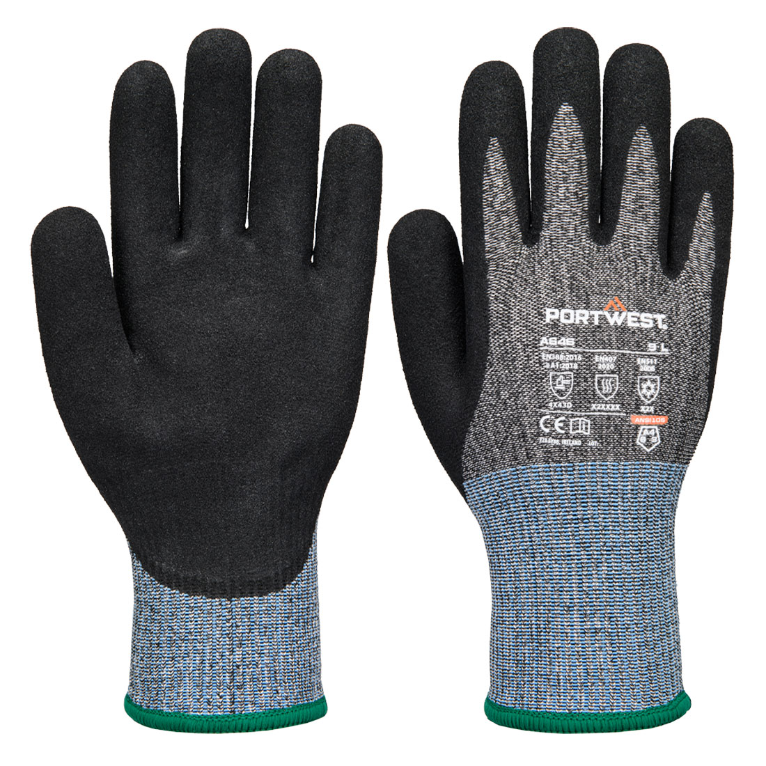 Vis-Tex Vinter Kutt D13 Nitrile Hanske Multipack (Pk12)
