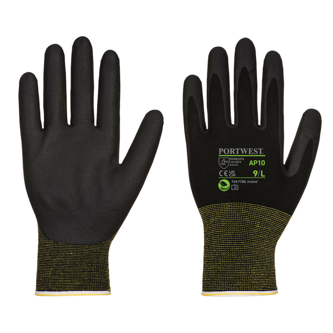 NPR15 Foam Nitrile Bamboo Hanske - 12Pk