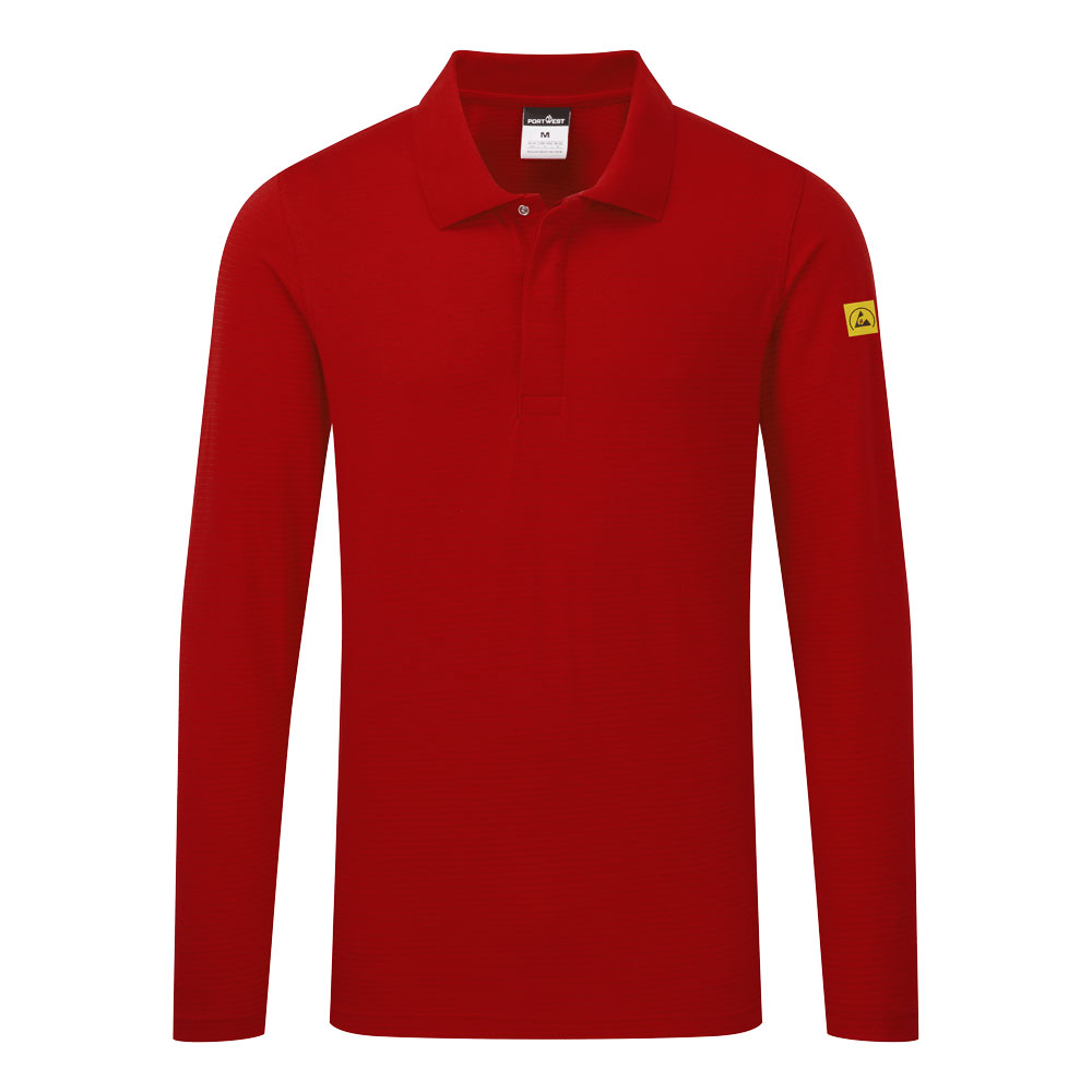 Antistatisk ESD Polo L/S - Bilde 2