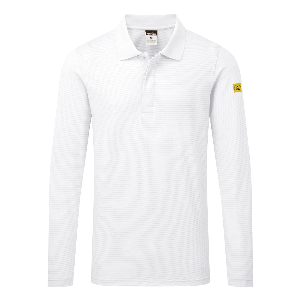 Antistatisk ESD Polo L/S - Bilde 6