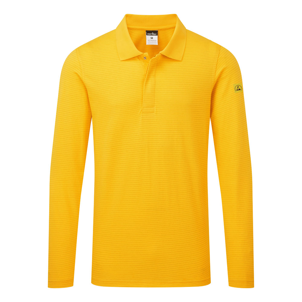 Antistatisk ESD Polo L/S - Bilde 7