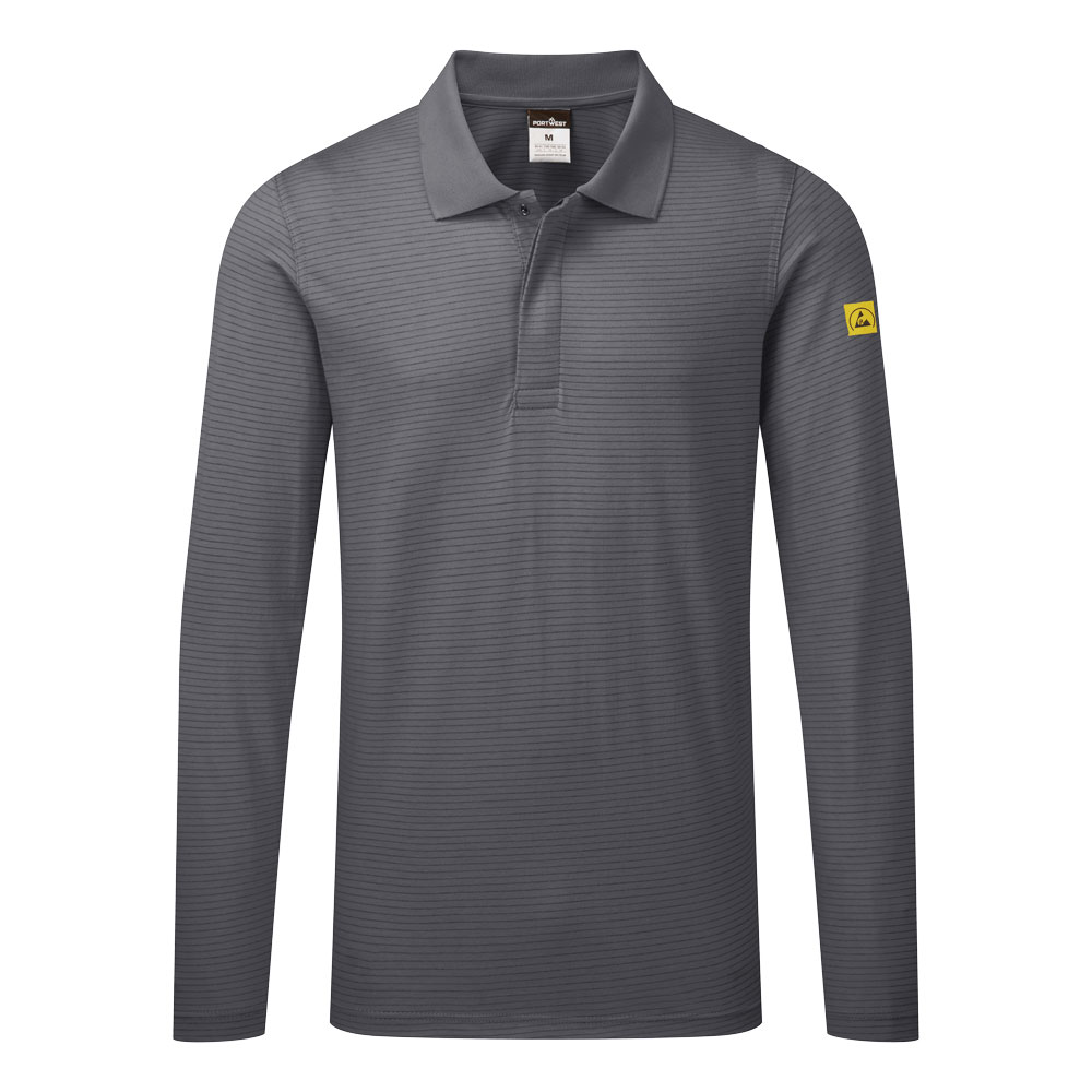 Antistatisk ESD Polo L/S - Bilde 8
