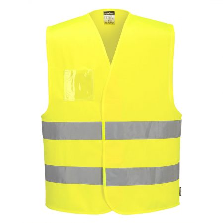 HI-Vis vest - dobbel ID holder