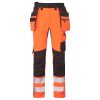 DX4 Hi-Vis Håndverksbukse m.zip lommer