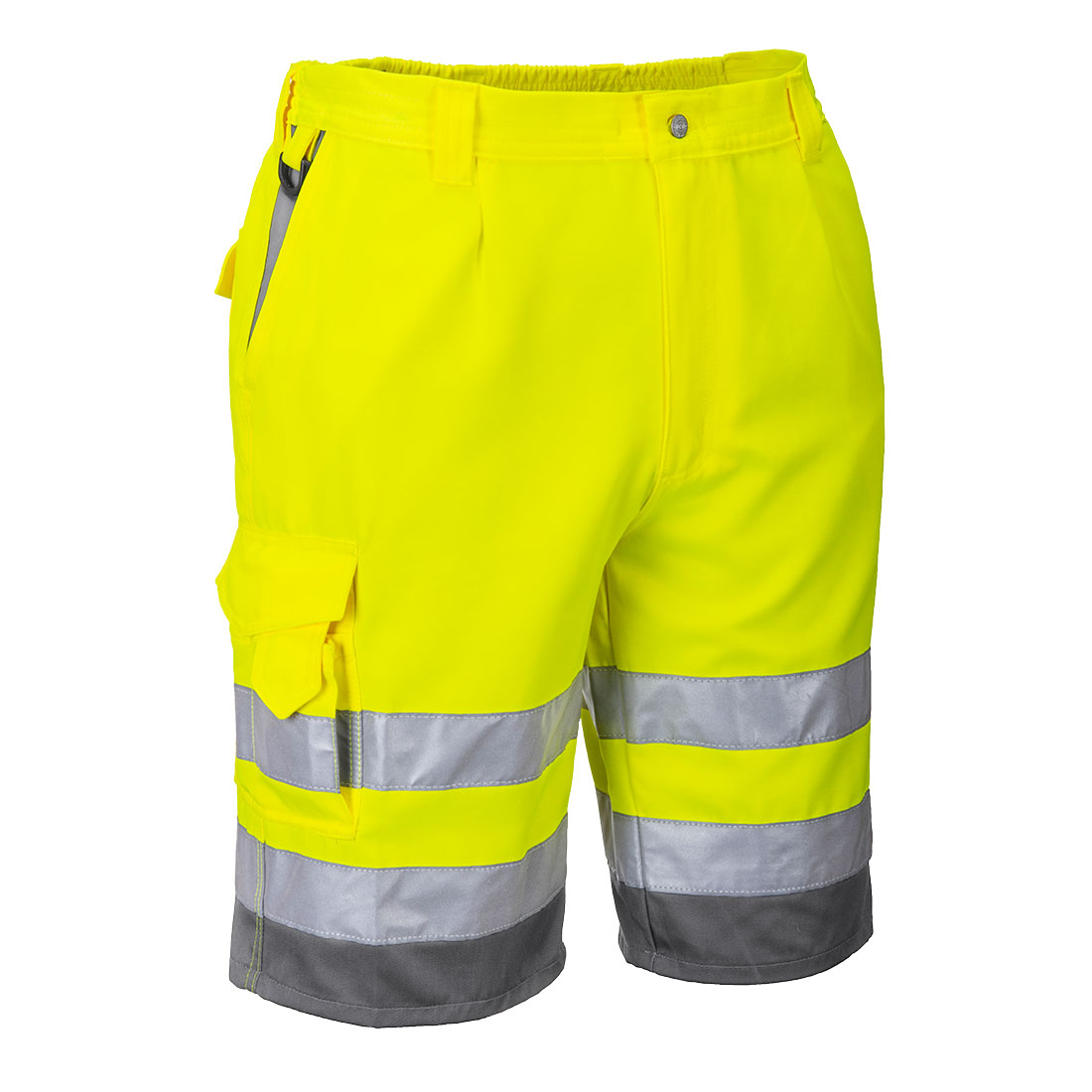 Hi-Vis polyester/bomull shorts - Bilde 2