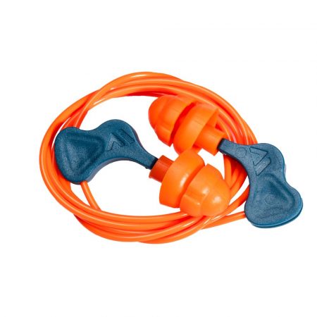 Easy-Fit PU Øreplugger med stropp (50 par)