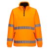 Hi-Vis 1/2 glidelås fleece
