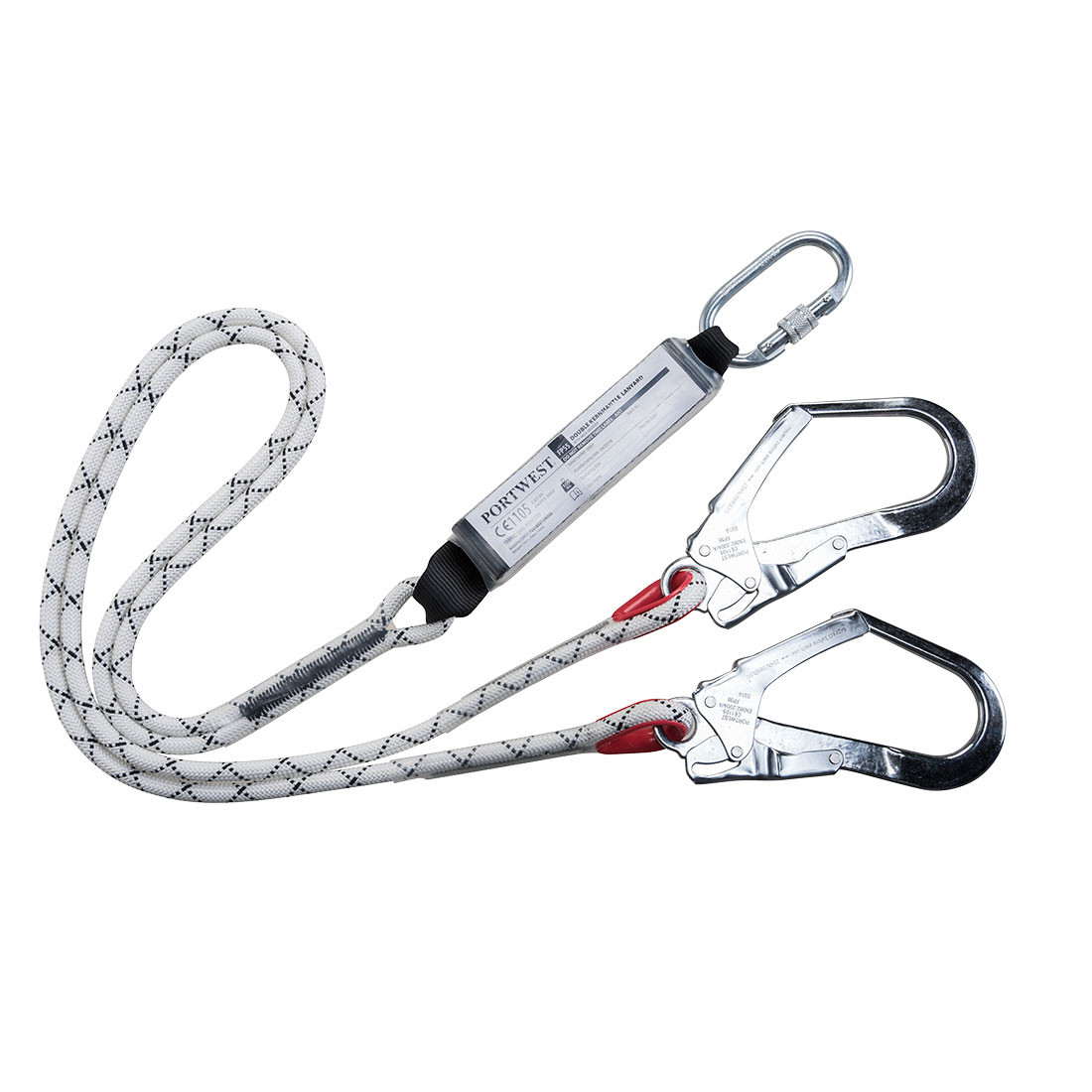 Dobbel lanyard Kernmantle med demper