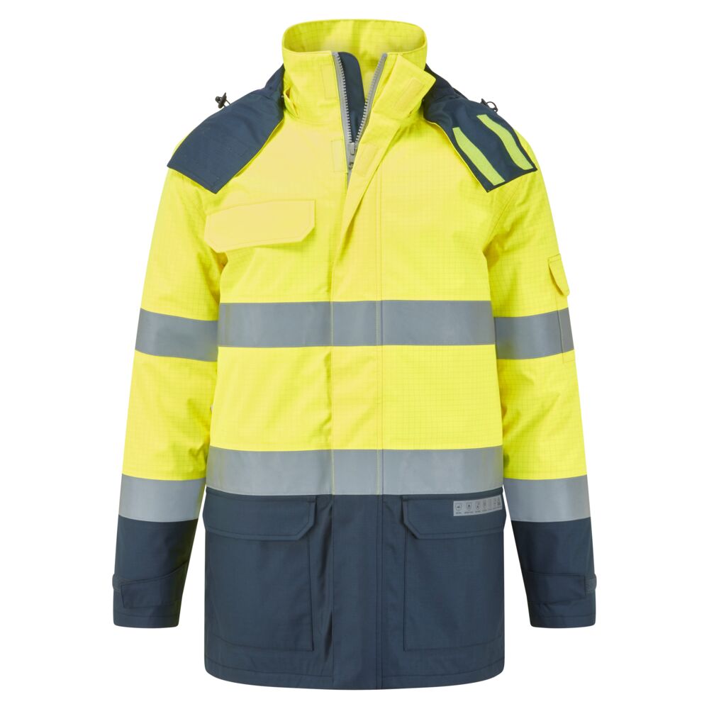Bizflame Rain+ Hi-Vis Multi-Norm Contrast FR vinterjakke - Bilde 2