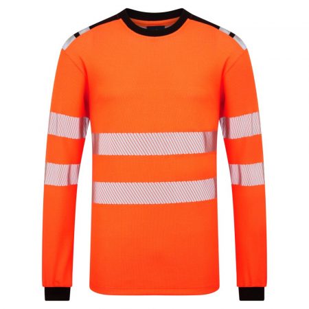 PW3 Modaflame Knit Hi-Vis FR langermet T-skjorte