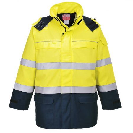 Bizflame Rain+ Hi-Vis ARC Jakke