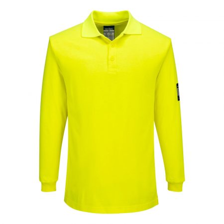 PW3 Modaflame Strikket FR Langermet Poloskjorte