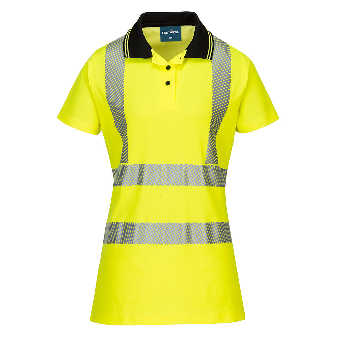 Hi-Vis Cotton Comfort Pro Polo dame S/S - Bilde 2