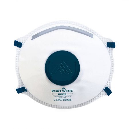 FFP2 Dolomite maske med ventil (10pk)