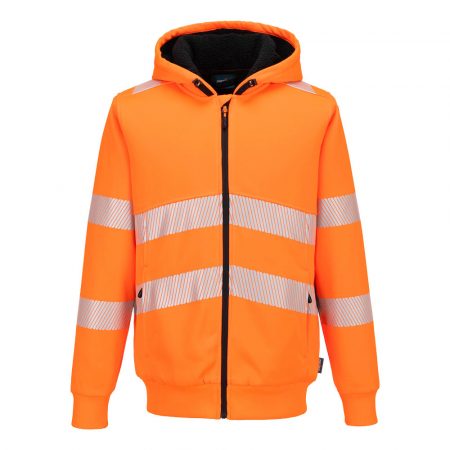 PW321 Hi-Vis vinter hettejakke med glidelås