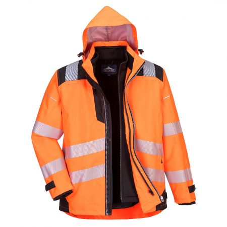 PW3 Hi-Vis 3-in-1 Jakke