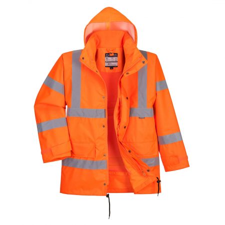 Hi-Vis pustende trafikkjakke(interaktiv)