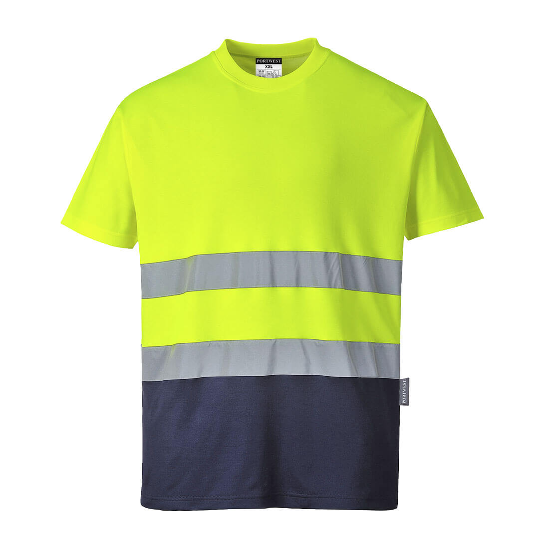 Hi-Vis Cotton Comfort T-shirt S/S - tofarget - Bilde 2
