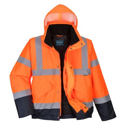 Hi-Vis pilotjakke tofarget