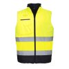 Hi-Vis varmevest med kontrast
