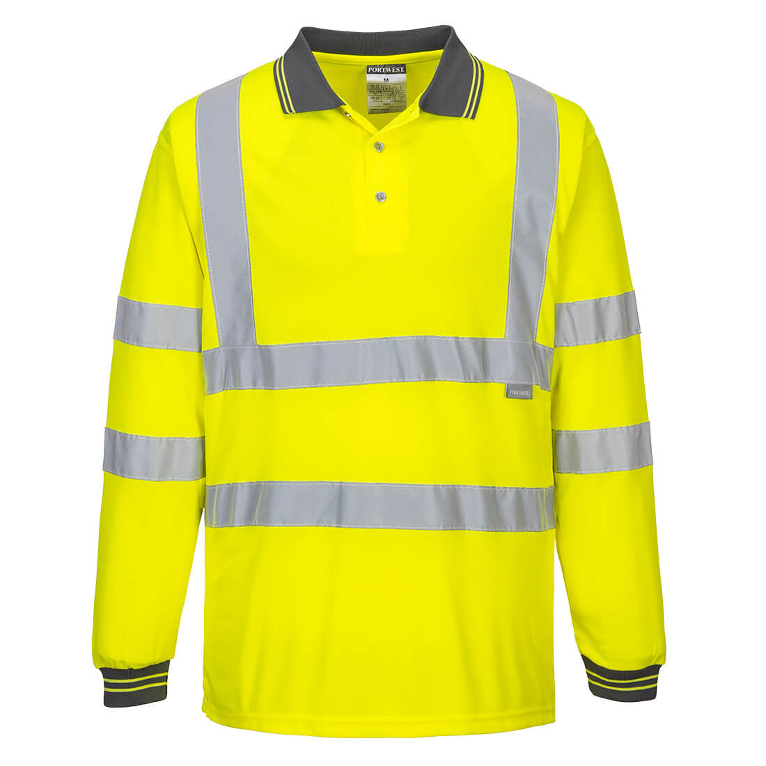 Hi-Vis langermet polo - Bilde 2