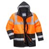 Hi-Vis Vinter Trafikk jakke to farget