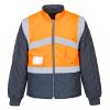 Hi-Vis 2-in1 kontrast jakke - vendbar