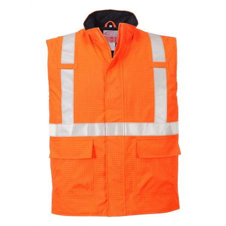Bizflame Rain Hi-Vis Antistatisk flammehemmende kroppsvarmer
