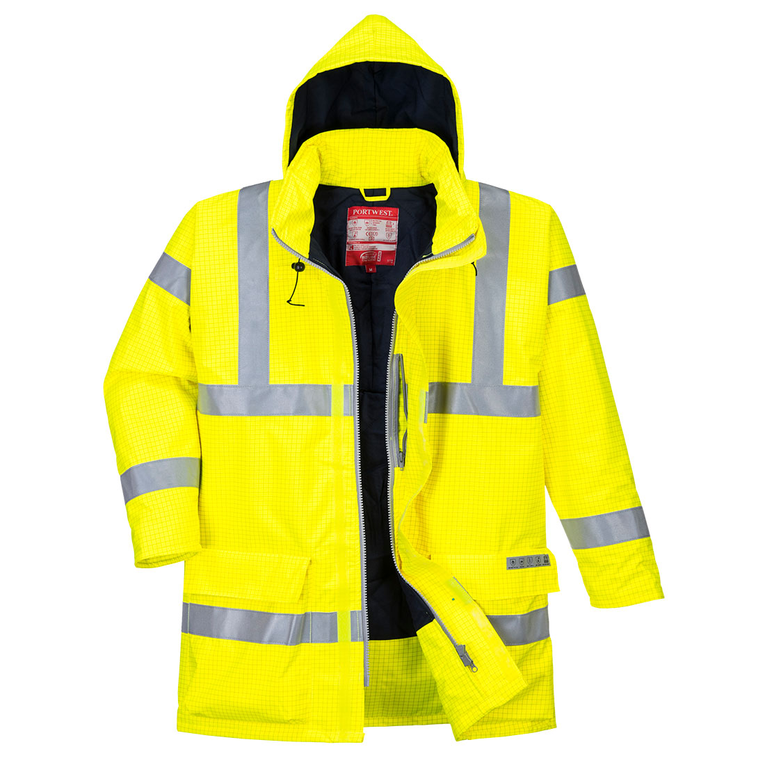Bizflame Rain Hi-Vis Antistatisk FR Jakke - Bilde 2