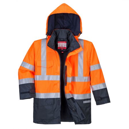 Bizflame Rain Hi-Vis allværsjakke