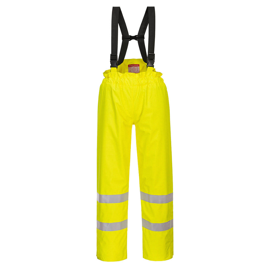 Bizflame Regnbukse - fôret - Hi-Vis anti-statisik FR bukse - Bilde 2