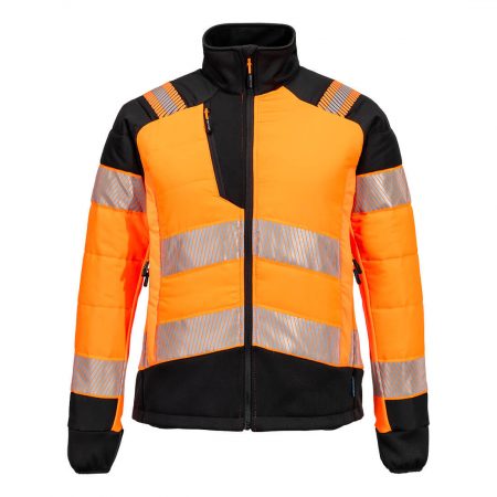 PW3 Hi-Vis hybrid-baffel jakke damemodell