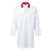 These Portwest lab coats come with a choice of contrast collar for easy identification where departments segregation of work areas is necessary to limit potential cross contamination. They are food safe with no pockets that can trap dirt and bacteria and suitable for industrial washable.