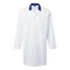 These Portwest lab coats come with a choice of contrast collar for easy identification where departments segregation of work areas is necessary to limit potential cross contamination. They are food safe with no pockets that can trap dirt and bacteria and suitable for industrial washable.