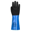 Designed for demanding industrial environments, this cut-resistant nitrile sandy palm chemical gauntlet delivers superior hand and forearm protection where chemical exposure and sharp materials conditions are present. The durable nitrile coating provides excellent resistance to oils, fuels, solvents, and a wide range of chemicals, while the sandy palm finish enhances grip in both wet and dry applications. The cut-resistant liner helps protect against lacerations and abrasions without sacrificing flexibility or comfort. An extended gauntlet cuff offers added forearm coverage, making this glove ideal for chemical handling, metal fabrication, maintenance, and industrial cleaning tasks. Engineered for durability and performance, it ensures reliable protection in high-risk work environments.