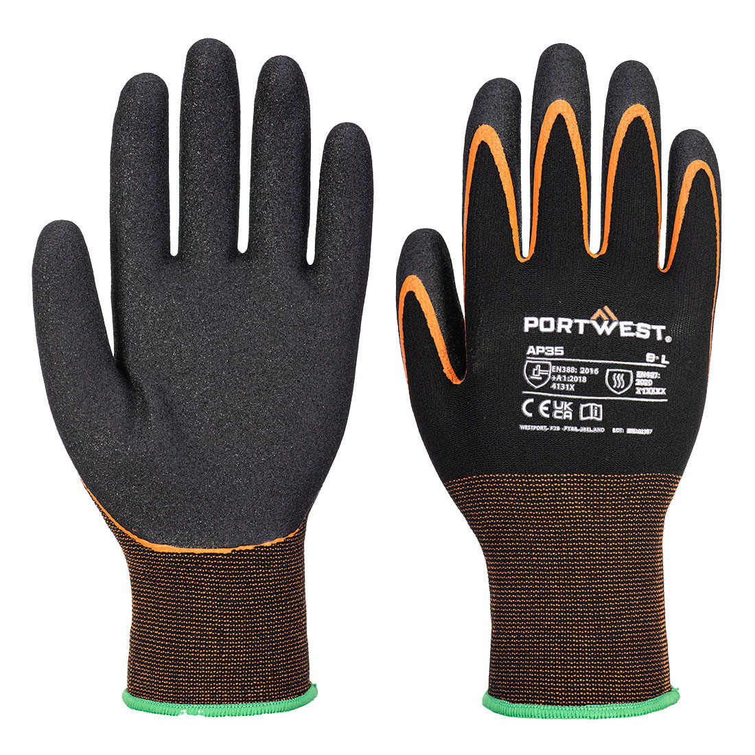 Grip 15 Nitril Dobbel Palm Hanske - Bilde 2