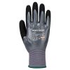 Engineered for comfort and performance, this breathable nylon liner work glove features a nitrile foam double coating that delivers enhanced durability, grip, and protection in demanding environments. The lightweight nylon liner promotes airflow to reduce hand fatigue and heat buildup during extended wear. The nitrile foam coating provides excellent abrasion resistance and a secure grip in both dry and oily conditions, while the double-coated construction improves water resistance for wet-handling tasks. Designed with modern job site needs in mind, the glove offers touchscreen compatibility, allowing users to operate smartphones, tablets, and equipment screens without removing their gloves. Contact heat resistance adds an extra layer of protection when handling warm materials.