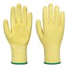 The Cut E15 Silicone Heat Glove is engineered for performance in high-risk industrial environments, where both cut and heat hazards are a concern. Constructed with a 15-gauge seamless liner, this glove provides an optimal balance of flexibility, comfort, and dexterity while maintaining Cut Level E protection in accordance with EN 388 standards. The silicone-coated palm enhances grip and delivers reliable heat resistance up to 250°C, making it suitable for intermittent contact with hot surfaces and materials. This combination of high cut resistance and thermal protection makes it a versatile choice for industries such as metal fabrication, glass handling, automotive manufacturing, and other high-temperature or sharp-edge applications. Technical Specifications: Liner Gauge: 15-gauge for high dexterity and tactile sensitivity Cut Resistance: Level E (EN 388) Coating: High-temp silicone palm for enhanced grip and heat insulation Heat Resistance: Up to 250°C (intermittent contact) Fit & Comfort: Lightweight, breathable construction for extended wear Applications: Metal processing, glass handling, automotive, manufacturing, and more For professionals seeking advanced hand protection without compromising on comfort or control, the Cut E15 Silicone Heat Glove delivers proven performance in the field.