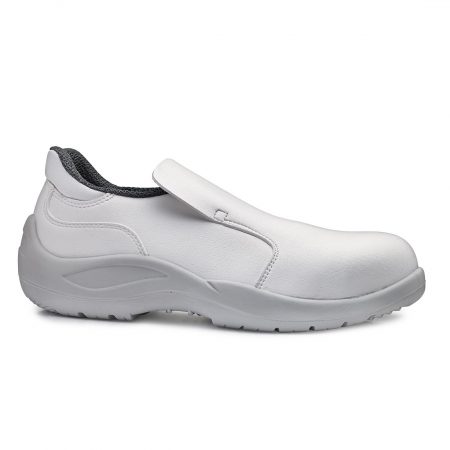 Anti-static footwear. Water resistant upper. 200 joules resistant toe-cap. Shock absorption in the heel region. Hydrocarbons resistant. Men’s width. Women's width (sizes < 39)
