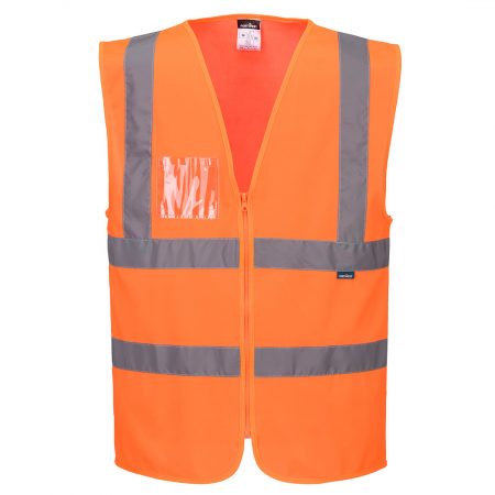 Hi-Vis vest med glidelås