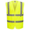 Hi-Vis vest med glidelås