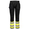 WX2 high visibility Class 1 holster trousers with 4 pockets for excellent storage. Side elastic and 4-way stretch provide superior comfort and suitability on this trousers.