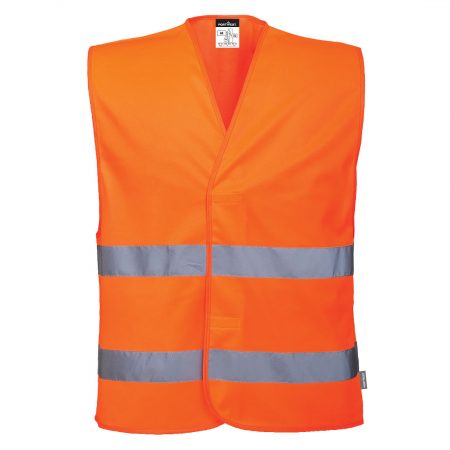 ES1 Essential Hi-Vis vest med to striper