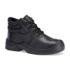 This boot is a trusted and affordable safety boot. The features steel toe cap protects against impact at toe area and the steel midsole protects the wearer from underfoot sharp objects. The double density PU outsole offers comfort and great energy absorption properties. The outsole is also certified to the highest level of slip resistance and meets fuel and oil resistance requirements.