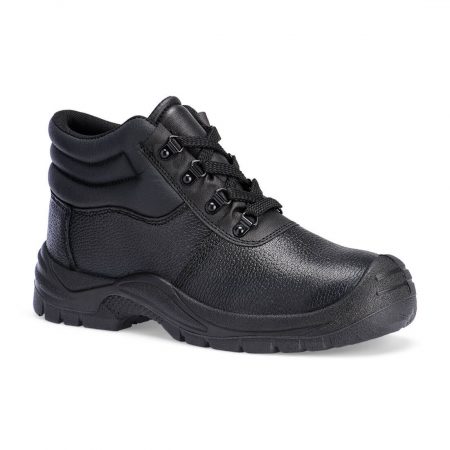 This boot is a trusted and affordable safety boot. The features steel toe cap protects against impact at toe area and the steel midsole protects the wearer from underfoot sharp objects. The double density PU outsole offers comfort and great energy absorption properties. The outsole is also certified to the highest level of slip resistance and meets fuel and oil resistance requirements.