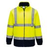 Hi-Vis fleece med kontrast