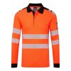 PW3 Modaflame Strikket FR Langermet Poloskjorte