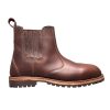 The FV10 is an occupational dealer boot, featuring a premium full-grain waxy leather and fully waterproof membrane lining. The boot has a SR slip resistant rubber outsole that is also tested to high heat contact of 300 degrees Celsius. Side gussets and pull tab aids foot entry. Premium footbed ensures comfortable all-day wear.