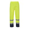 Hi-Vis klassisk kontrast regnbukse