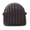 It uses high density polyurethane which is strong enough and thick enough to both protect your knee and cushion it at the same time. Its ribbed design gives good stability. It also prevents water absorption making it ideal for working in wet environments.